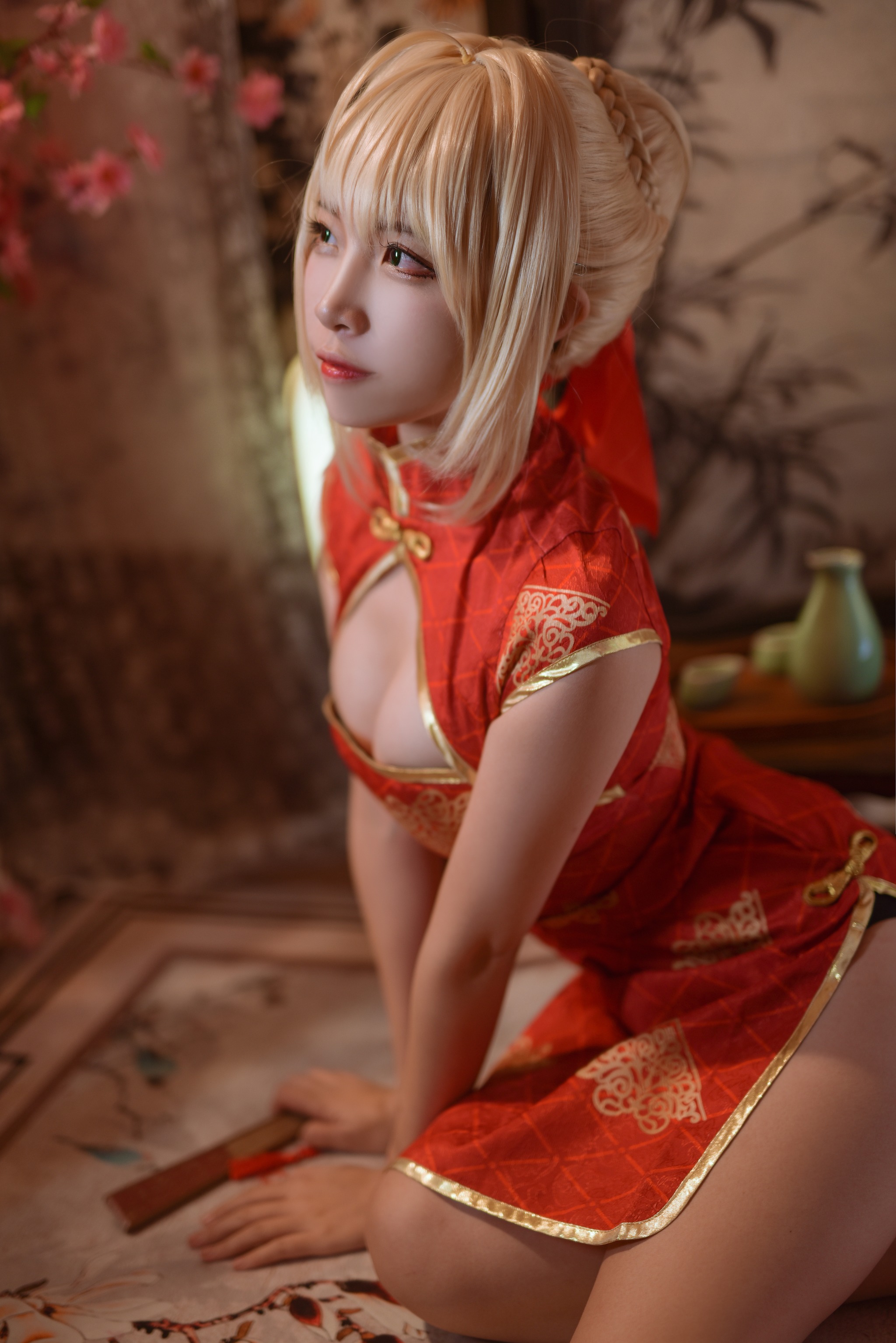二佐Nisa - NO.042 二佐 旗袍本 fate尼禄旗袍 [20P]-XikXak